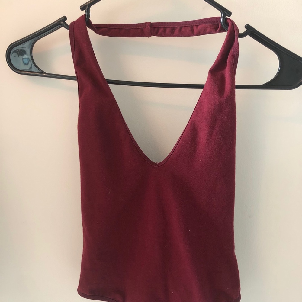 American apparel Maroon Bodysuit